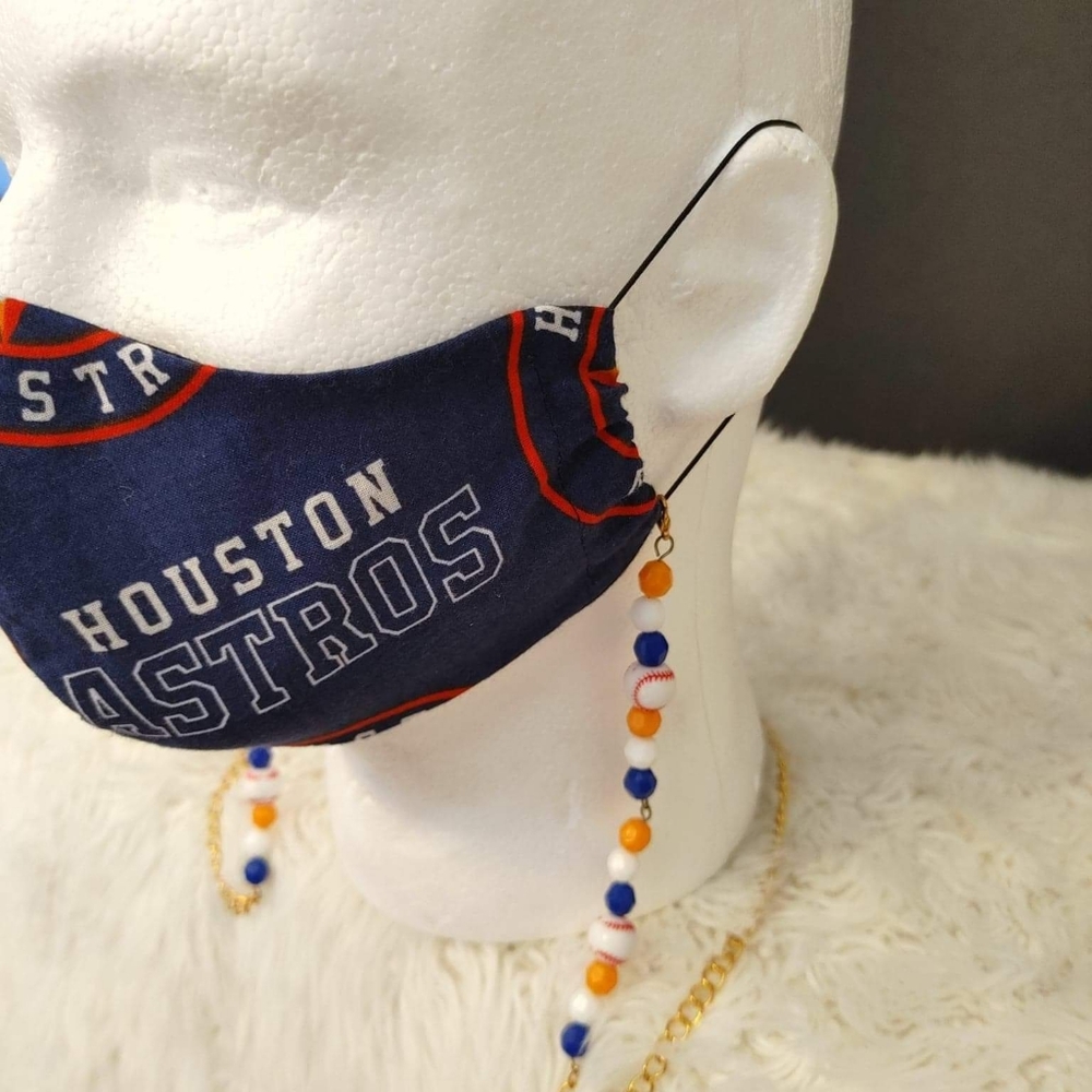 3 for $15 Houston TX Baseball Mask (Bundle & Save) - Picture 3 of 4